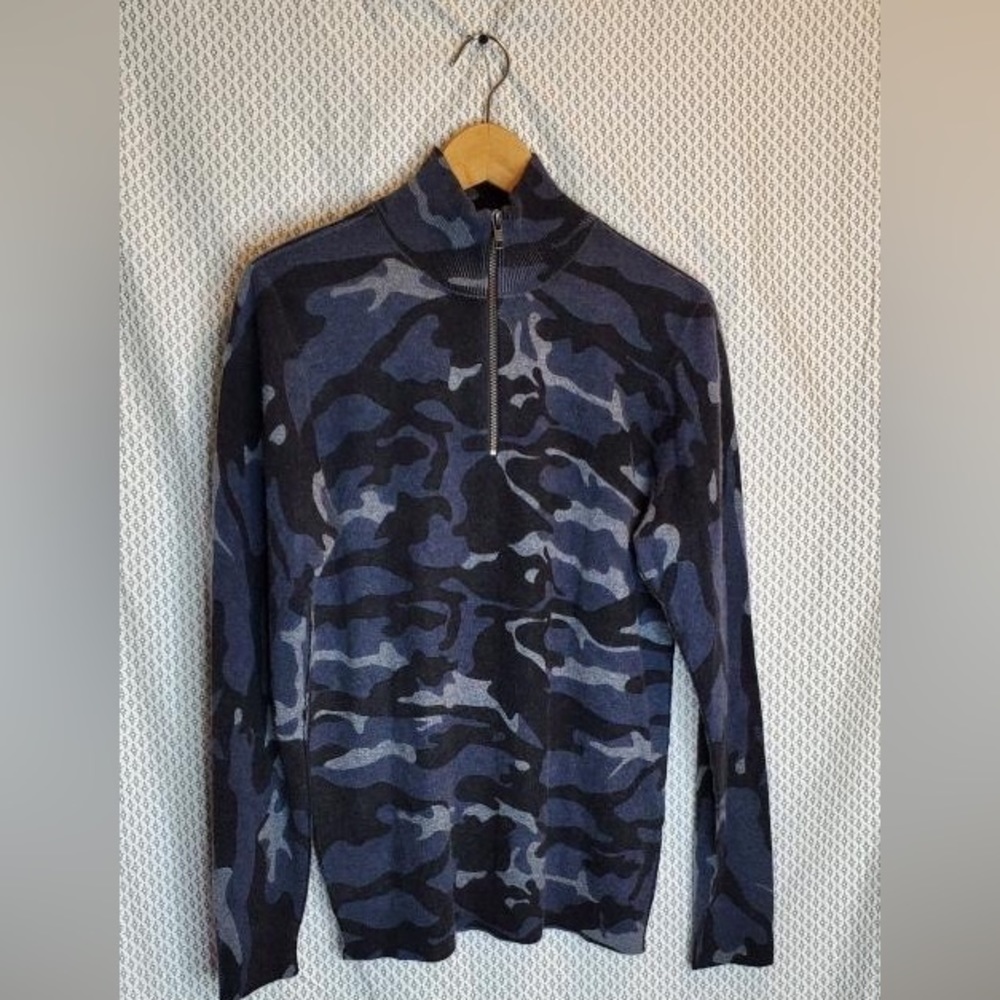 Neiman and Marcus 100% Cashmere 1/4 zip sweater